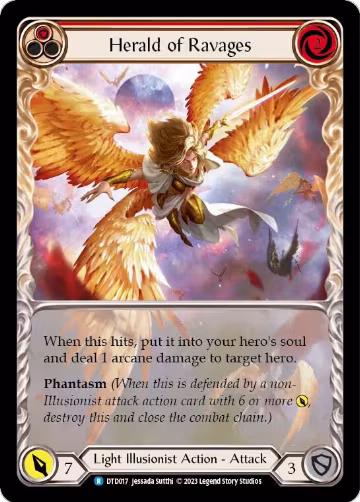 Herald of Ravages (Red) (DTD017), Dusk till Dawn — Flesh & Blood card price