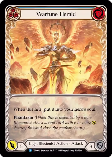 Wartune Herald (Blue) (DTD031), Dusk till Dawn — Flesh & Blood card price