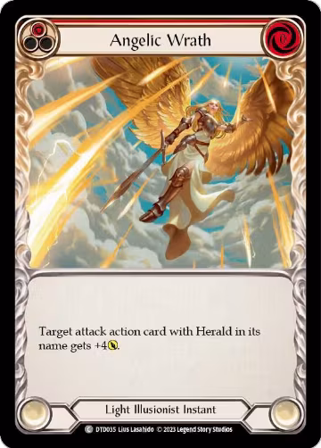 Angelic Wrath (Red) (DTD035), Dusk till Dawn — Flesh & Blood card price