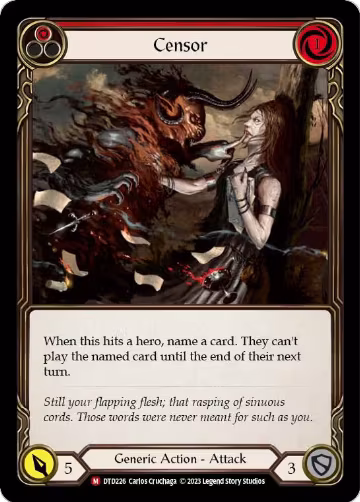 Censor (DTD226), Dusk till Dawn — Flesh & Blood card price