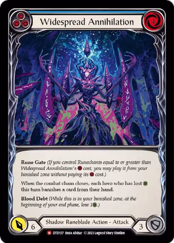 Widespread Annihilation (DTD137), Dusk till Dawn — Flesh & Blood card price
