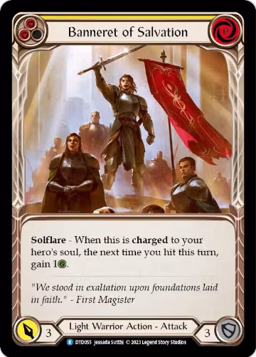 Banneret of Salvation (DTD055), Dusk till Dawn — Flesh & Blood card price