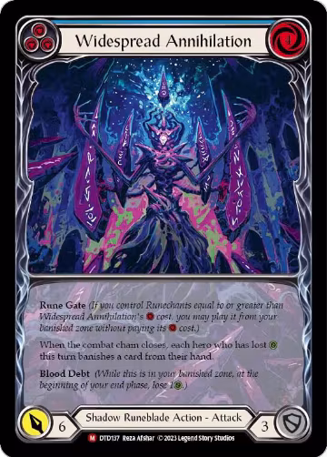 Widespread Annihilation (Extended Art) (DTD137), Dusk till Dawn — Flesh & Blood card price