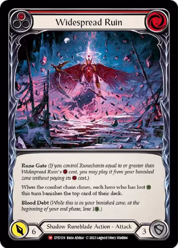 Widespread Ruin (DTD139), Dusk till Dawn — Flesh & Blood card price