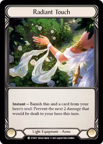 Radiant Touch (DTD077), Dusk till Dawn — Flesh & Blood card price