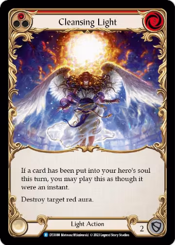 Cleansing Light (Red) (DTD088), Dusk till Dawn — Flesh & Blood card price