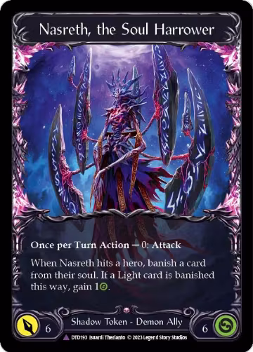 Nasreth, the Soul Harrower (Marvel) (DTD193-CF), Dusk till Dawn — Flesh & Blood card price