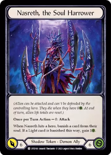 Nasreth, the Soul Harrower (DTD193), Dusk till Dawn — Flesh & Blood card price