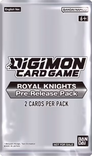 Versus Royal Knight Pre-Release Pack, Versus Royal Knights Pre-Release Cards — Digimon sealed product price