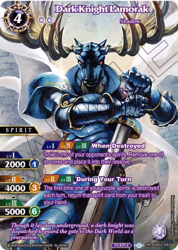 Dark Knight Lamorak (SPR) (BSS02-028), False Gods — Battle Spirits card price