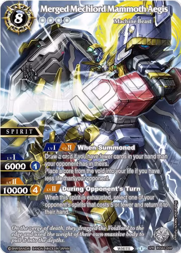 Merged Mechlord Mammoth Aegis (SPR) (BSS02-044), False Gods — Battle Spirits card price