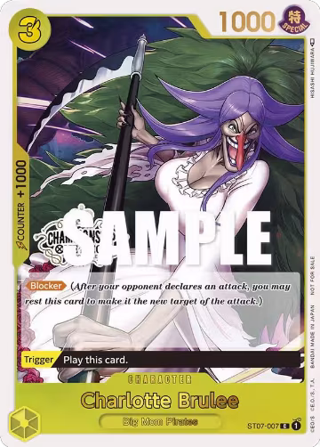 Charlotte Brulee (Store Championship 2023 Participation Pack Vol.1) (ST07-007), One Piece Promotion Cards — One Piece card price