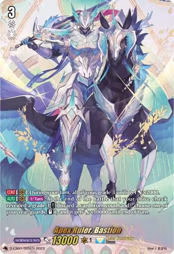 Apex Ruler, Bastion (D-CS01/005EN) — card price
