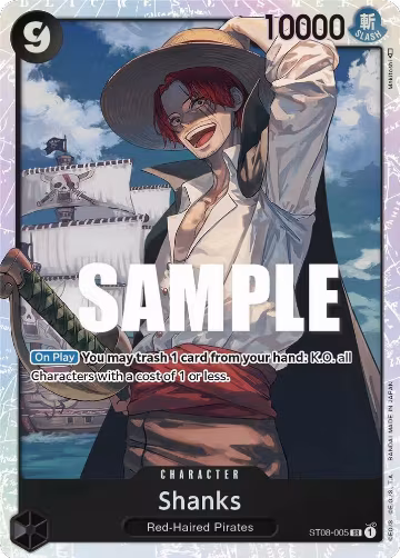 Shanks (ST08-005), ST-08: Starter Deck 8 Monkey.D.Luffy — One Piece card price