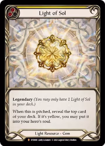 Light of Sol (DTD000), Dusk till Dawn — Flesh & Blood card price