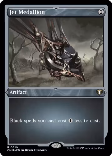Jet Medallion (Foil Etched) (610), Commander Masters — Magic card price