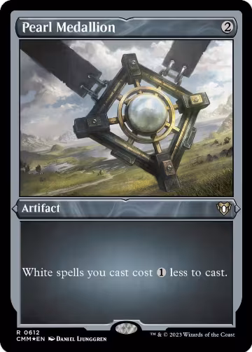 Pearl Medallion (Foil Etched) (612), Commander Masters — Magic card price
