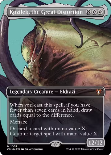 Kozilek, the Great Distortion (Textured Foil) (1057), Commander Masters — Magic card price