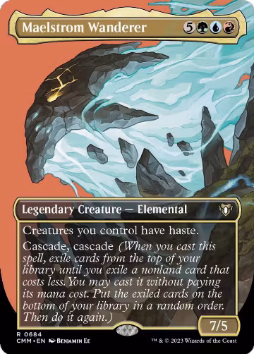 Maelstrom Wanderer (Borderless) (684), Commander Masters — Magic card price