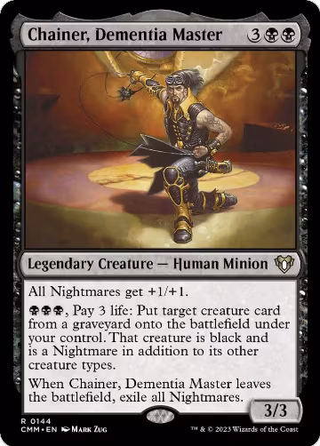 Chainer, Dementia Master (144), Commander Masters — Magic card price