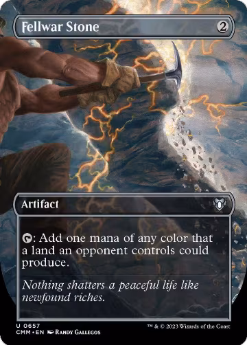 Fellwar Stone (Borderless) (657), Commander Masters — Magic card price
