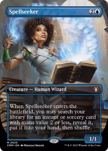 Spellseeker (Borderless) (635), Commander Masters — Magic card price
