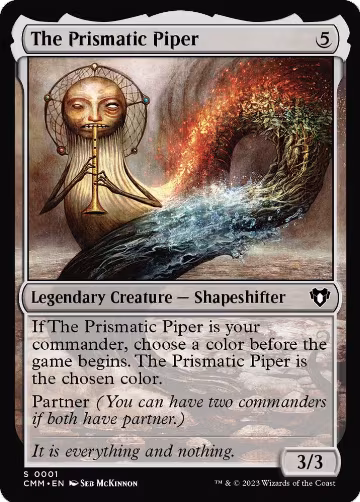 The Prismatic Piper (1), Commander Masters — Magic card price