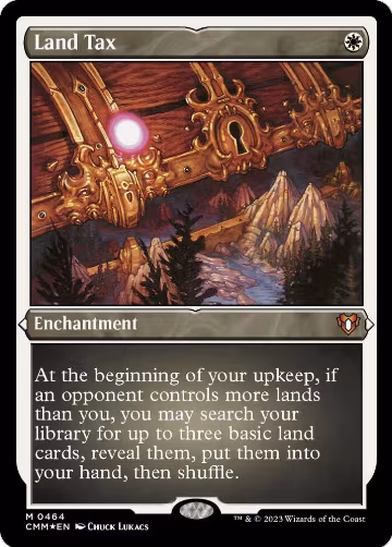 Land Tax (Foil Etched) (464), Commander Masters — Magic card price