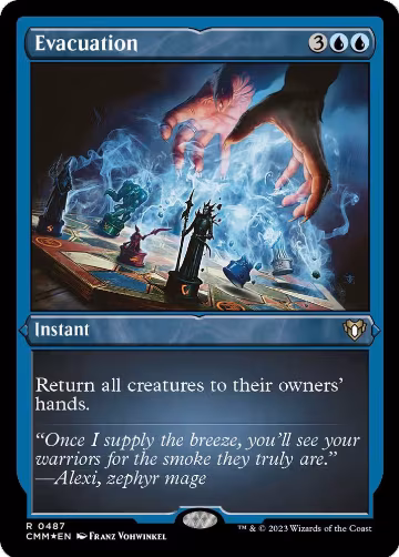 Evacuation (Foil Etched) (487), Commander Masters — Magic card price