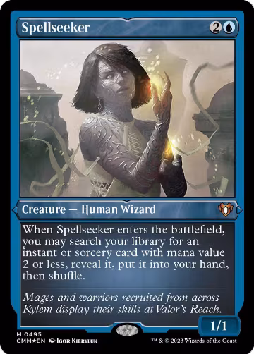 Spellseeker (Foil Etched) (495), Commander Masters — Magic card price