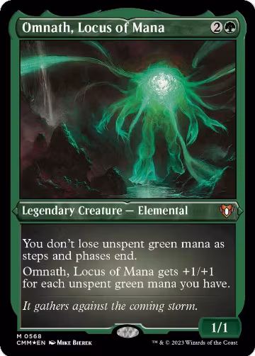 Omnath, Locus of Mana (Foil Etched) (568), Commander Masters — Magic card price