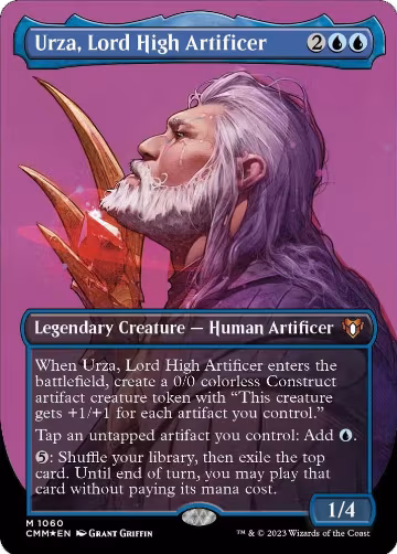 Urza, Lord High Artificer (Textured Foil) (1060), Commander Masters — Magic card price