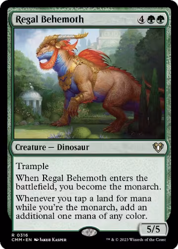 Regal Behemoth (316), Commander Masters — Magic card price