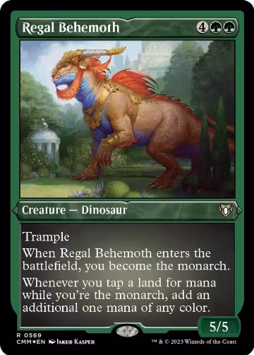 Regal Behemoth (Foil Etched) (569), Commander Masters — Magic card price