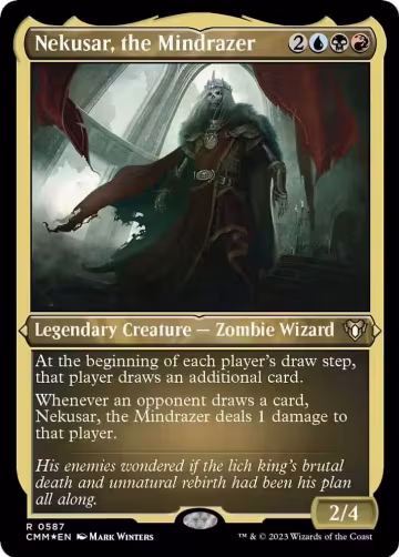 Nekusar, the Mindrazer (Foil Etched) (587), Commander Masters — Magic card price
