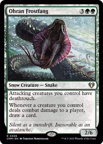 Ohran Frostfang (309), Commander Masters — Magic card price