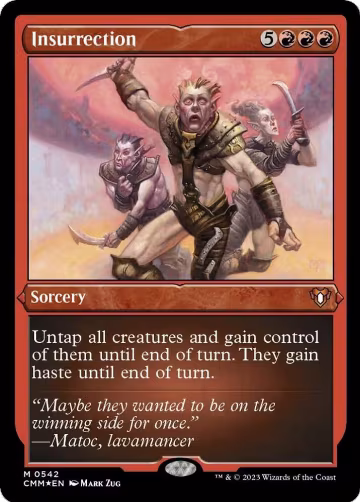 Insurrection (Foil Etched) (542), Commander Masters — Magic card price