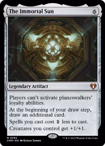 The Immortal Sun (393), Commander Masters — Magic card price
