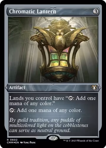 Chromatic Lantern (Foil Etched) (602), Commander Masters — Magic card price