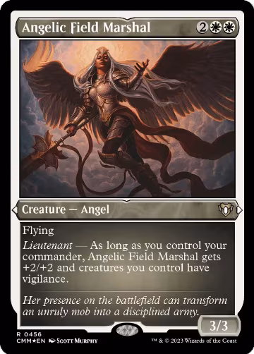 Angelic Field Marshal (Foil Etched) (456), Commander Masters — Magic card price