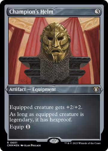Champion's Helm (Foil Etched) (601), Commander Masters — Magic card price