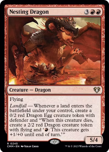 Nesting Dragon (245), Commander Masters — Magic card price