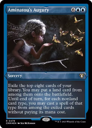 Aminatou's Augury (Foil Etched) (479), Commander Masters — Magic card price