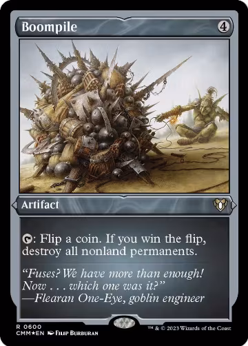 Boompile (Foil Etched) (600), Commander Masters — Magic card price