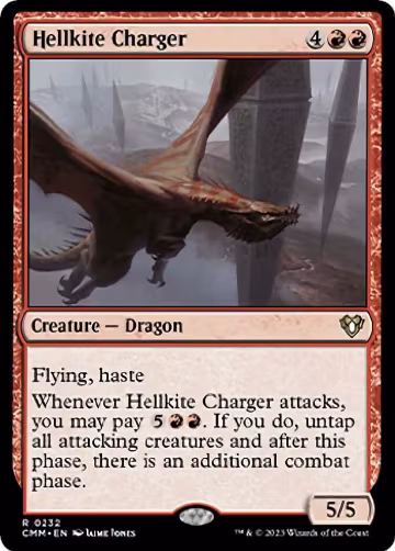 Hellkite Charger (232), Commander Masters — Magic card price