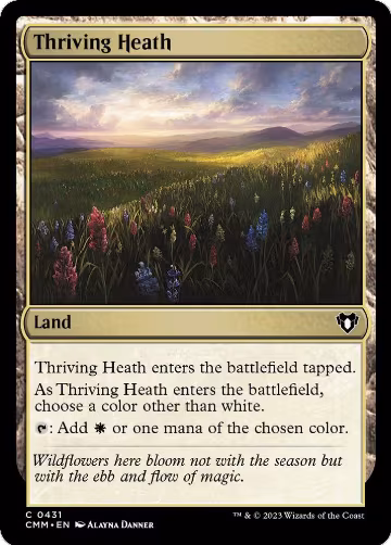 Thriving Heath (431), Commander Masters — Magic card price
