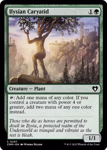 Ilysian Caryatid (297), Commander Masters — Magic card price