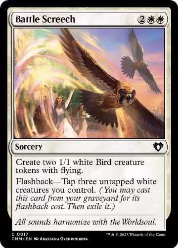 Battle Screech (17), Commander Masters — Magic card price