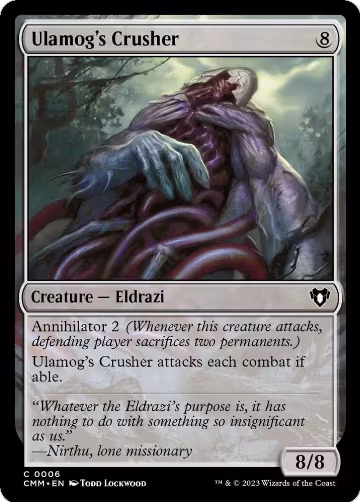 Ulamog's Crusher (6), Commander Masters — Magic card price