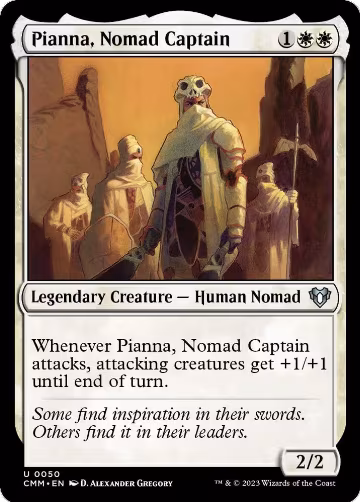 Pianna, Nomad Captain (50), Commander Masters — Magic card price